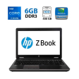 Мобильная рабочая станция HP ZBook 15 G2 / 15.6" (3200x1800) VA / Intel Core i7-4910MQ (4 (8) ядра по 2.9 - 3.9 GHz) / 16 GB DDR3 / 240 GB SSD / nVidia Quadro K2100M, 2 GB GDDR5, 128-bit / WebCam - 1