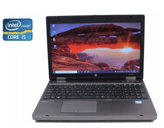 БУ Ноутбук HP ProBook 6570b / 15.6&quot; (1600x900) TN / Intel Core i5-3320M (2 (4) ядра по 2.6 - 3.3 GHz) / 8 GB DDR3 / 256 GB SSD / AMD Radeon HD 7570M, 1 GB GDDR5, 64-bit / WebCam / Без АКБ из Европы в Харкові