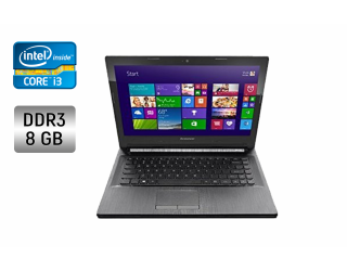 БУ Ноутбук Lenovo 80KY / 14&quot; (1366x768) TN / Intel Core i3-4005U (2 (4) ядра по 1.7 GHz) / 8 GB DDR3 / 240 GB SSD / Intel HD Graphics 4400 / WebCam / HDMI из Европы в Харкові