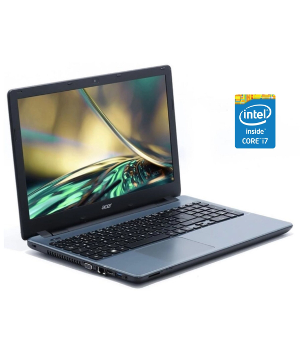 Ноутбук Acer Aspire E5-571-7776 / 15.6&quot; (1366x768) TN / Intel Core i7-4510U (2 (4) ядра по 2.0 - 3.1 GHz) / 8 GB DDR3 / 240 GB SSD / Intel HD Graphics 4400 / WebCam / Win 10 Home - 1