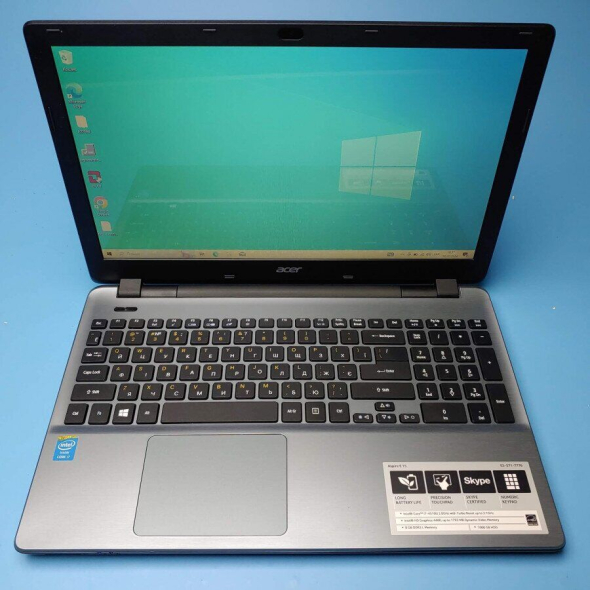 Ноутбук Acer Aspire E5-571-7776 / 15.6&quot; (1366x768) TN / Intel Core i7-4510U (2 (4) ядра по 2.0 - 3.1 GHz) / 8 GB DDR3 / 240 GB SSD / Intel HD Graphics 4400 / WebCam / Win 10 Home - 8