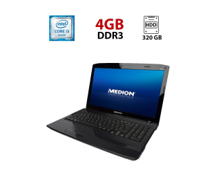 БУ Ноутбук Medion Akoya E6622 / 15.6&quot; (1366x768) TN / Intel Core i3-350M (2 (4) ядра по 2.26 GHz) / 4 GB DDR3 / 320 GB HDD / nVidia GeForce GT 310M, 512 MB DDR3, 64-bit / WebCam из Европы в Харкові