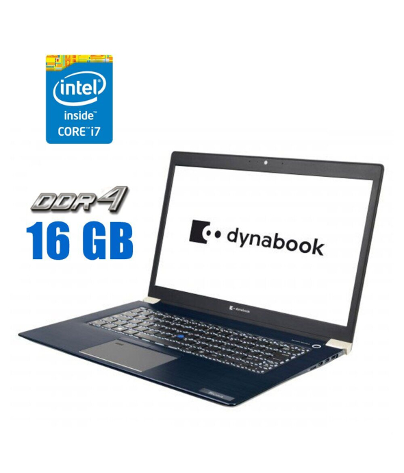 Ультрабук Toshiba Dynabook Tecra X40-F / 14&quot; (1920x1080) IPS Touch / Intel Core i7-8665U (4 (8) ядра по 1.9 - 4.8 GHz) / 16 GB DDR4 / 240 GB SSD / Intel UHD Graphics 620 / WebCam - 1