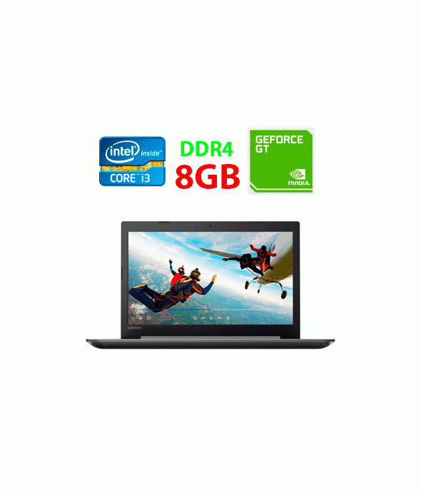 Игровой ноутбук Б-класс Lenovo IdeaPad 320-15ISK / 15.6 (1920x1080) TN / Intel Core i3-6006U (2 (4) ядра по 2.0 GHz) / 8 GB DDR4 / 256 GB SSD / nVidia GeForce 920MX, 2 GB GDDR3, 64-bit / WebCam - 1