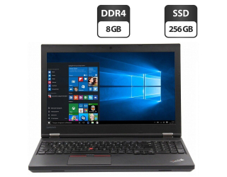 БУ Ноутбук Lenovo ThinkPad L570 / 15.6&quot; (1366x768) TN / Intel Core i3-7100U (2 (4) ядра по 2.4 GHz) / 8 GB DDR4 / 256 GB SSD / Intel HD Graphics 520 / WebCam из Европы в Харькове