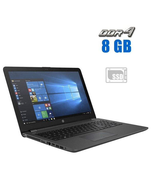 Ноутбук HP 250 G6 / 15.6&quot; (1920x1080) TN / Intel Core i3-7100U (2 (4) ядра по 2.4 GHz) / 8 GB DDR4 / 480 GB SSD / Intel HD Graphics 620 / WebCam - 1