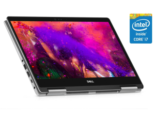 БУ Ультрабук-трансформер Dell Inspiron 13 7373 2-In-1 / 13.3&quot; (1920x1080) IPS Touch / Intel Core i5-8250U (4 (8) ядра по 1.6 - 3.4 GHz) / 8 GB DDR4 / 256 GB SSD / Intel UHD Graphics 620 / WebCam из Европы