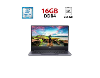 БУ Ноутбук Б-класс Dell Inspiron 14 7472 / 14&quot; (1920x1080) TN / Intel Core i7-8550U (4 (8) ядра по 1.8 - 4.0 GHz) / 16 GB DDR4 / 256 GB SSD / Intel UHD Graphics 620 / WebCam из Европы в Харькове