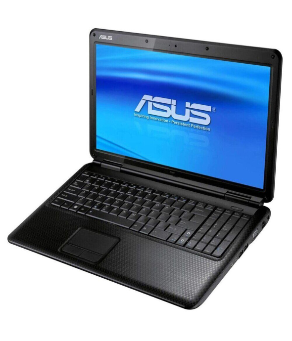 Ноутбук Asus P50IJ / 15.6&quot; (1366x768) TN / Intel Pentium T4400 (2 ядра по 2.2 GHz) / 4 GB DDR2 / 120 GB SSD / Intel GMA 4500M Graphics / WebCam / АКБ не держит - 1
