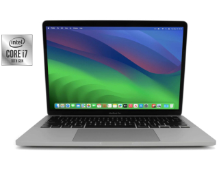 БУ Ультрабук Apple MacBook Pro 13 2020 A2251 / 13.3&quot; (2560x1600) IPS / Intel Core i7-1068NG7 (4 (8) ядра по 2.3 - 4.1 GHz) / 32 GB DDR4 / 512 GB SSD / Intel Iris Plus Graphics / WebCam / MacOS из Европы в Харкові