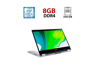 БУ Ноутбук-трансформер Acer Spin 3 SP314-54N / 14&quot; (1920x1080) IPS Touch / Intel Core i5-1035G4 (4 (8) ядра по 1.1 - 3.7 GHz) / 8 GB DDR4 / 256 GB SSD / Intel Iris Plus Graphics / WebCam из Европы в Харкові