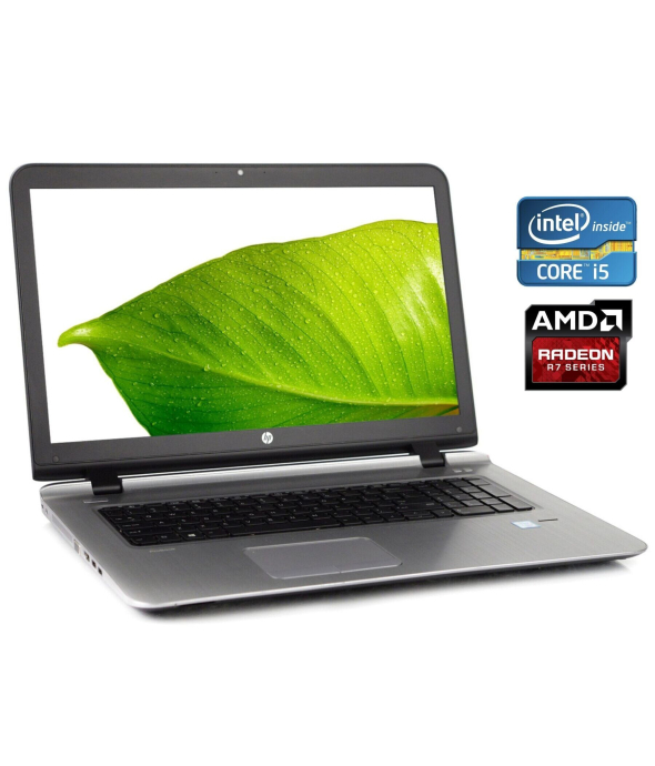 Игровой ноутбук HP ProBook 470 G3 / 17.3&quot; (1600x900) TN / Intel Core i5-6200U (2 (4) ядра по 2.3 - 2.8 GHz) / 8 GB DDR3 / 256 GB SSD / AMD Radeon R7 M340, 2 GB DDR3, 64-bit / WebCam / Win 10 Pro - 1