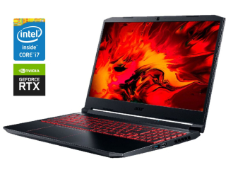 БУ Игровой ноутбук Acer Nitro 5 AN515-55 / 15.6&quot; (1920x1080) IPS / Intel Core i7-9850H (6 (12) ядер по 2.6 - 4.6 GHz) / 32 GB DDR4 / 512 GB SSD / nVidia GeForce RTX 2060, 6 GB GDDR6, 192-bit / WebCam из Европы