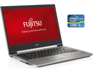 БУ Ноутбук Fujitsu LifeBook U745 / 14&quot; (1600x900) TN / Intel Core i5-5200U (2 (4) ядра по 2.2 - 2.7 GHz) / 8 GB DDR3 / 256 GB SSD / Intel HD Graphics 520 / WebCam из Европы в Харькове