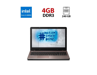 БУ Ноутбук Medion Akoya E6415 / 15.6&quot; (1366x768) TN / Intel Core i3-5005U (2 (4) ядра по 2.0 GHz) / 4 GB DDR3 / 240 GB SSD / Intel HD Graphics 5500 / WebCam из Европы