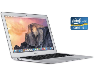 БУ Нетбук Apple MacBook Air 11 A1465 2015 / 11&quot; (1366x768) IPS / Intel Core i5-5250U (2 (4) ядра по 1.6 - 2.7 GHz) / 8 GB DDR4 / 256 GB SSD / Intel HD Graphics 6000 / WebCam / MacOS из Европы в Харькове