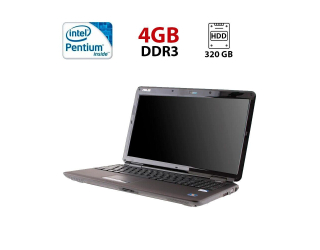 БУ Ноутбук Asus K50IJ / 15.6&quot; (1366x768) TN / Intel Pentium T4200 (2 ядра по 2.0 GHz) / 4 GB DDR2 / 320 GB HDD / Intel GMA X4500M Graphics / WebCam / АКБ не держит из Европы в Харькове