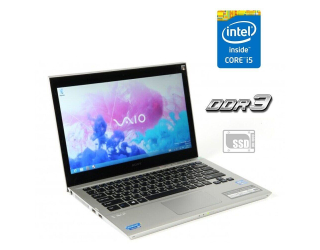 БУ Ноутбук Б-класс Sony VAIO SVT131A11V / 13.3&quot; (1366x768) TN / Intel Core i5-3317U (2 (4) ядра по 1.7 - 2.6 GHz) / 8 GB DDR3 / 120 GB SSD / Intel HD Graphics 4000 из Европы в Харькове