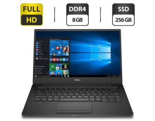 БУ Ультрабук Dell Latitude 7370 / 13.3&quot; (1920x1080) IPS / Intel Core m5-6Y57 (2 (4) ядра по 1.1 - 2.8 GHz) / 8 GB DDR3 / 256 GB SSD / Intel HD Graphics 515 / WebCam / Windows 10 Pro из Европы в Харькове