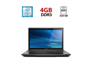 БУ Ноутбук Б-класс Lenovo G560 / 15.6&quot; (1366x768) TN / Intel Core i3-350M (2 (4) ядра по 2.26 GHz) / 4 GB DDR3 / 320 GB HDD / Intel HD Graphics / WebCam из Европы