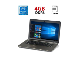 БУ Ноутбук Medion Akoya E7225 / 17.3&quot; (1600x900) TN / Intel Celeron N2940 (4 ядра по 1.83 - 2.25 GHz) / 4 GB DDR3 / 128 GB SSD / Intel HD Graphics / WebCam из Европы в Харькове
