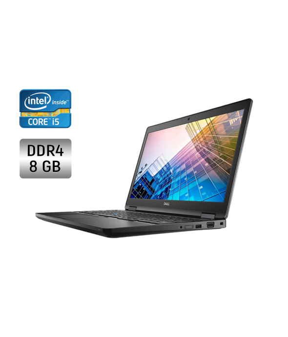 Ультрабук Dell Latitude 5490 / 14&quot; (1366x768) TN / Intel Core i5-8250U (4 (8) ядра по 1.6 - 3.4 GHz) / 8 GB DDR4 / 480 GB SSD / Intel UHD Graphics 620 / WebCam / Windows 10 - 1