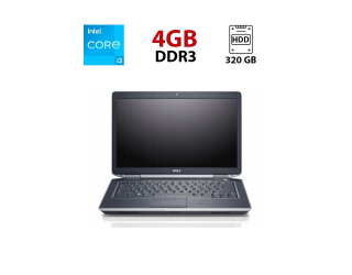БУ Ноутбук Dell Latitude E5430 / 14&quot; (1366x768) TN / Intel Core i3-3120M (2 (4) ядра по 2.5 GHz) / 4 GB DDR3 / 320 GB HDD / Intel HD Graphics 4000 / WebCam из Европы в Харькове