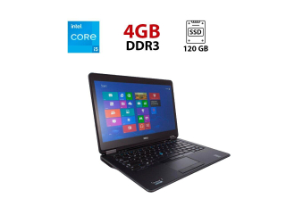 БУ Ультрабук Dell Latitude E7440 / 14&quot; (1366x768) TN / Intel Core i5-4300U (2 (4) ядра по 1.9 - 2.9 GHz) / 4 GB DDR3 / 120 GB SSD / Intel HD Graphics 4400 / WebCam из Европы в Харкові