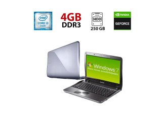 БУ Ноутбук Samsung SF510 / 15.6&quot; (1366x768) TN / Intel Core i3-370M (2 (4) ядра по 2.4 GHz) / 4 GB DDR3 / 250 GB HDD / nVidia GeForce 310M, 512 MB GDDR3, 64-bit / WebCam из Европы