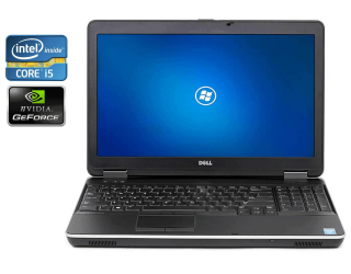 БУ Ноутбук Dell Latitude E6540 / 15.6&quot; (1920x1080) TN / Intel Core i5-4300M (2 (4) ядра по 2.6 - 3.3 GHz) / 8 GB DDR3 / 480 GB SSD / AMD Radeon HD 8790M, 2 GB GDDR5, 128-bit / DVD-RW / Win 10 Pro из Европы в Харькове