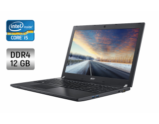 БУ Ноутбук Acer Travelmate P658-M / 15.6&quot; (1366x768) TN / Intel Core i5-6200U (2 (4) ядра по 2.3 - 2.8 GHz) / 12 GB DDR4 / 256 GB SSD / Intel HD Graphics 520 / WebCam / Fingerprint + Беспроводная мышка из Европы в Харькове