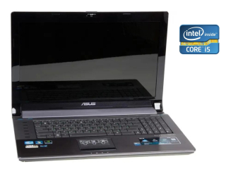БУ Ноутбук Asus N73SJ / 17.3&quot; (1600x900) TN / Intel Core i5-2430M (2 (4) ядра по 2.4 - 3.0 GHz) / 8 GB DDR3 / 240 GB SSD / nVidia GeForce GT 520M, 1 GB DDR3, 64-bit / WebCam / Win 10 Pro из Европы в Харькове