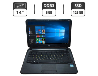 БУ Ноутбук Б-класс HP 14-b005ed / 14&quot; (1366x768) TN / Intel Core i3-2367M (2 (4) ядра по 1.4 GHz) / 8 GB DDR3 / 128 GB SSD / Intel HD Graphics 3000 / WebCam / HDMI из Европы в Харькове