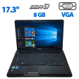 Ноутбук Toshiba Satellite L670-1DC / 17.3" (1600x900) TN / Intel Core i3-370M (2 (4) ядра по 2.4 GHz) / 8 GB DDR3 / 500 GB HDD / Intel HD Graphics / WebCam / VGA - 1