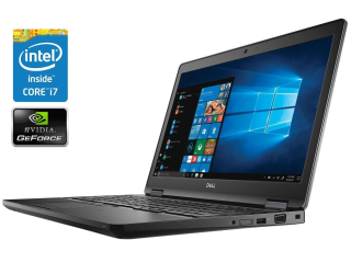 БУ Игровой ноутбук Dell Latitude 5591 / 15.6&quot; (1920x1080) IPS / Intel Core i7-8850H (6 (12) ядер по 2.6 - 4.3 GHz) / 8 GB DDR4 / 240 GB SSD / nVidia GeForce MX130, 2GB DDR5, 64-bit / WebCam / Win 10 Pro из Европы