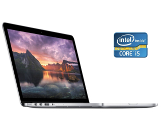 БУ Ультрабук Б-класс Apple MacBook Pro 13 A1502 2015 / 13.3&quot; (2560x1600) IPS / Intel Core i5-5257U (2 (4) ядра по 2.7 - 3.1 GHz) / 8 GB DDR3 / 250 GB SSD / Intel Iris Graphics 6100 / WebCam / MacOS из Европы в Харкові