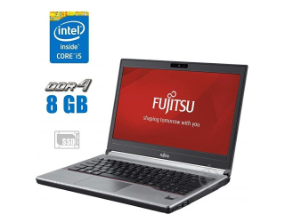 БУ Ультрабук Fujitsu LifeBook E756 / 15.6&quot; (1366x768) TN / Intel Core i5-6200U (2 (4) ядра по 2.3 - 2.8 GHz) / 8 GB DDR4 / 256 GB SSD / Intel HD Graphics 520 / WebCam / Win 10 Pro из Европы в Харкові