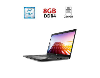 БУ Ультрабук Dell Latitude 7390 / 13.3&quot; (1920x1080) IPS / Intel Core m7-6Y75 (2 (4) ядра по 1.2 - 3.1 GHz) / 8 GB DDR4 / 256 GB SSD / Intel UHD Graphics 620 / WebCam / USB 3.1 / HDMI / Windows 11 из Европы в Харкові