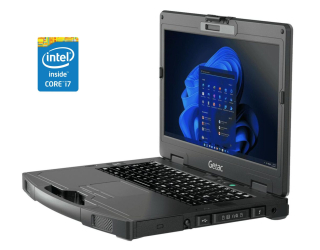 БУ Защищенный ноутбук-трансформер Getac S410 / 14&quot; (1366x768) TN / Intel Core i7-6600U (4 ядра по 2.6 - 3.4 GHz) / 12 GB DDR3 / 480 GB SSD / Intel HD Graphics 530 / WebCam / Win 10 Pro из Европы в Харькове