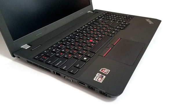 Ноутбук Б-класс Lenovo ThinkPad E565 / 15.6&quot; (1366x768) TN / AMD A6-8500P (2 ядра по 1.6 - 3.0 GHz) / 8 GB DDR3 / 240 GB SSD / AMD Radeon R5 Graphics / WebCam - 3