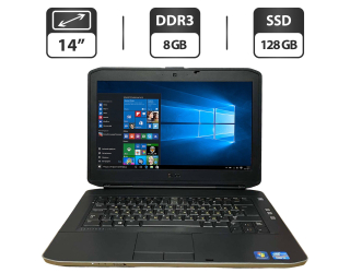 БУ Ноутбук Dell Latitude E5430 / 14&quot; (1366x768) TN / Intel Core i5-3230M (2 (4) ядра по 2.6 - 3.2 GHz) / 8 GB DDR3 / 128 GB SSD / Intel HD Graphics 4000 / WebCam / VGA из Европы в Харкові