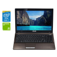 Ноутбук Asus K53SV / 15.6" (1366x768) TN / Intel Core i7-2630QM (4 (8) ядра по 2.0 - 2.9 GHz) / 8 GB DDR3 / 240 GB SSD / nVidia GeForce GT 540M, 1 GB DDR3, 128-bit / WebCam / DVD-ROM / Win 10 Pro - 1