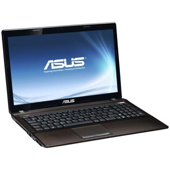 Ноутбук Asus K53SV / 15.6&quot; (1366x768) TN / Intel Core i7-2630QM (4 (8) ядра по 2.0 - 2.9 GHz) / 8 GB DDR3 / 240 GB SSD / nVidia GeForce GT 540M, 1 GB DDR3, 128-bit / WebCam / DVD-ROM / Win 10 Pro - 3
