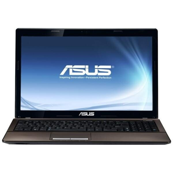 Ноутбук Asus K53SV / 15.6&quot; (1366x768) TN / Intel Core i7-2630QM (4 (8) ядра по 2.0 - 2.9 GHz) / 8 GB DDR3 / 240 GB SSD / nVidia GeForce GT 540M, 1 GB DDR3, 128-bit / WebCam / DVD-ROM / Win 10 Pro - 2