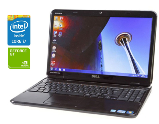 БУ Ноутбук Dell Inspiron N5110 / 15.6&quot; (1366x768) TN / Intel Core i7-2670QM (4 (8) ядра по 2.2 - 3.1 GHz) / 8 GB DDR3 / 240 GB SSD / nVidia GeForce GT 525M, 1 GB DDR3, 128-bit / WebCam / DVD-RW / Win 10 Pro из Европы в Харькове