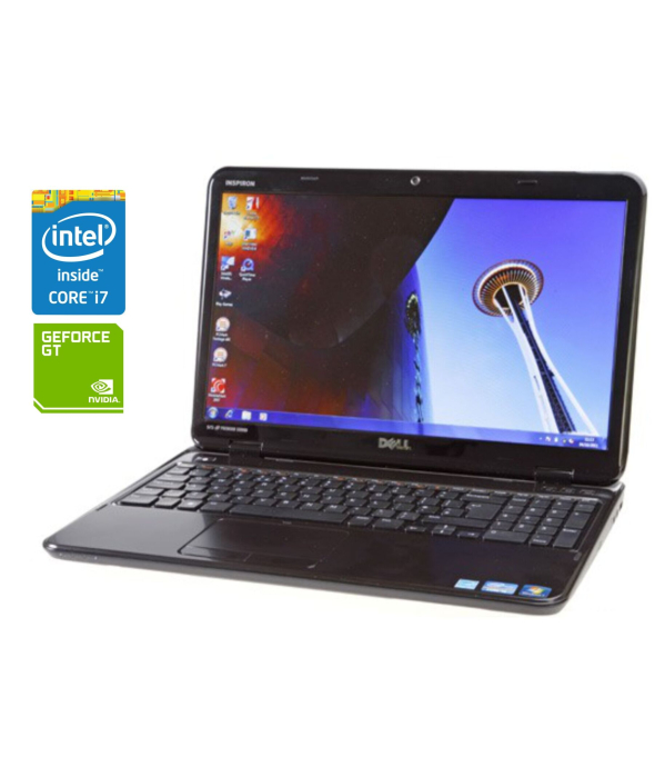 Ноутбук Dell Inspiron N5110 / 15.6&quot; (1366x768) TN / Intel Core i7-2670QM (4 (8) ядра по 2.2 - 3.1 GHz) / 8 GB DDR3 / 240 GB SSD / nVidia GeForce GT 525M, 1 GB DDR3, 128-bit / WebCam / DVD-RW / Win 10 Pro - 1