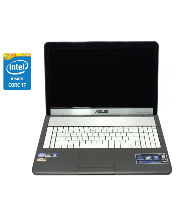 Ноутбук Asus N75S / 17.3&quot; (1366x768) TN / Intel Core i7-2670QM (4 (8) ядра по 2.2 - 3.1 GHz) / 8 GB DDR3 / 240 GB SSD / Intel HD Graphics 3000 / WebCam / Win 10 Pro - 1