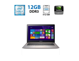 БУ Ультрабук Asus Zenbook UX303UB / 13.3&quot; (3000x2000) IPS Touch / Intel Core i7-6500U (2 (4) ядра по 2.5 - 3.1 GHz) / 12 GB DDR3 / 512 GB SSD / nVidia GeForce 940M, 2 GB GDDR3, 64-bit / WebCam из Европы в Харкові