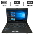 Ноутбук Toshiba Tecra A11 / 15.6" (1366x768) TN / Intel Core i5-560M (2 (4) ядра по 2.66 - 3.2 GHz) / 8 GB DDR3 / 500 GB HDD / Intel HD Graphics / WebCam / VGA - 1
