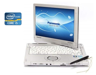 БУ Защищенный нетбук-трансформер Panasonic Toughbook CF-C1 / 12.1&quot; (1280x800) TN Touch / Intel Core i5-3210M (2 (4) ядра по 2.5 - 3.1 GHz) / 10 GB DDR3 / 480 GB SSD / Intel HD Graphics 4000 / Win 10 Pro из Европы